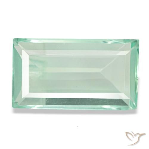 6.15ct 그린 플루오라이트, 바게트, VS