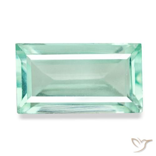 6.18ct 터키석 플루오라이트, 바게트, VVS-VS