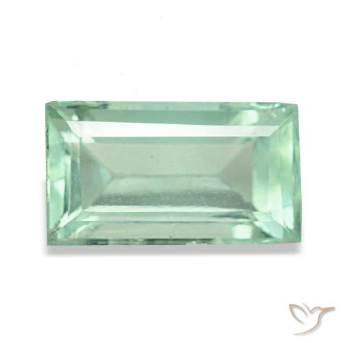 3.02ct 그린 플루오라이트, 바게트, VS