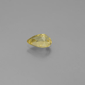 0.70캐럿 천연 옐로우 골든 베릴, 배 모양, 7.2×5.1 mm, VVS