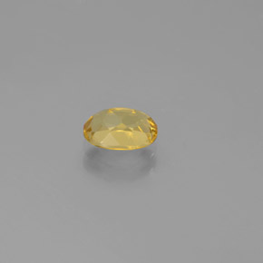 0.82캐럿 천연 옐로우 골든 베릴, 타원형 컷, 7.1×5.1 mm, VVS-VS