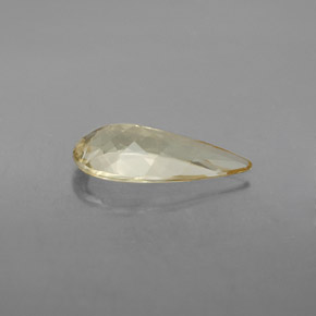 2.31캐럿 천연 옐로우 골든 베릴, 배 모양, 14.7×7 mm, VVS