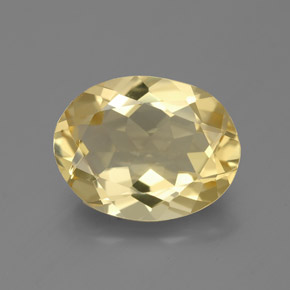 2.95캐럿 천연 옐로우 골든 베릴, 타원형 컷, 11.3×8.8 mm, VVS-VS
