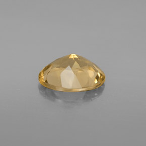 2.60캐럿 천연 옐로우 골든 베릴, 타원형 컷, 10.8×8.7 mm, VS