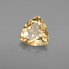 2.79캐럿 천연 골든 옐로우 골든 베릴, 트릴리언, 9.9×9.6 mm, VVS-VS