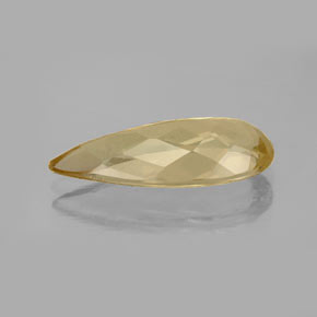 4.41캐럿 천연 노란색 골든 베릴, 배 모양, VS-SI