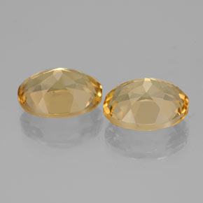 3.61캐럿 천연 옐로우 골든 베릴 보석, 타원형 컷, 9.1×7.1 mm, VVS