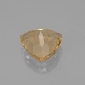 2.88캐럿 천연 옐로우 골든 베릴, 트릴리언, 10×10 mm, VVS