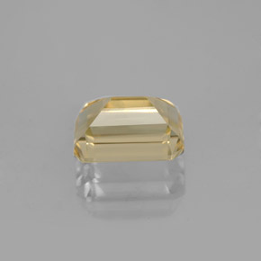 1.63캐럿 천연 옐로우 골든 베릴, 에메랄드 컷, 8.1×5.8 mm, VVS-VS