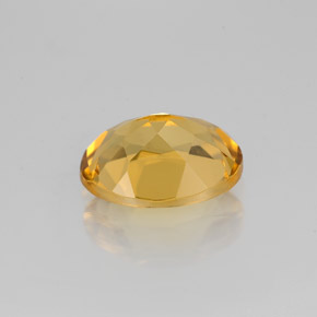 1.76캐럿 천연 옐로우 골든 베릴, 타원형 컷, 9.3×7 mm, VVS-VS