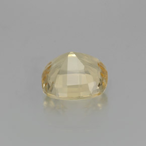 1.27캐럿 천연 옐로우 골든 베릴, 쿠션 컷, 7.1×7 mm, VS
