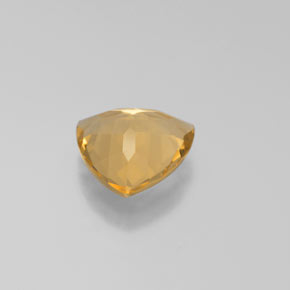 2.61캐럿 천연 옐로우 골든 베릴, 트릴리언, 10.1×10 mm, VVS