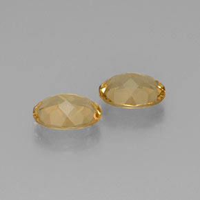 캐럿 천연 옐로우 골든 베릴 보석, 타원형 컷, 10.2×8.1 mm, VVS