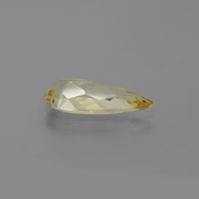 1.58캐럿 천연 라이트 라구나 옐로우 골든 베릴, 배 모양, 13.8×5.8 mm, VVS
