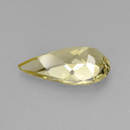1.94캐럿 천연 미디엄 옐로우 골든 베릴, 배 모양, 12.8×6.9 mm, VVS