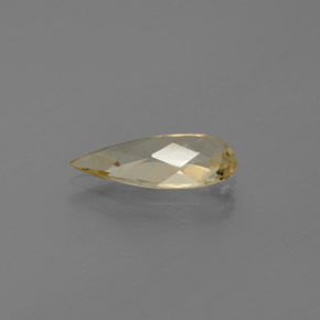 1.51캐럿 천연 노란색 골든 베릴, 배 모양, VVS