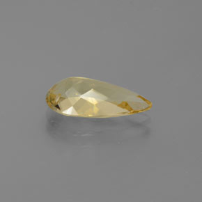 2.13캐럿 천연 옐로우 골든 베릴, 배 모양, 13.2×7 mm, VVS
