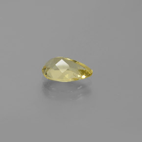1.11캐럿 천연 옐로우 골든 베릴, 배 모양, 9×5.7 mm, VVS-VS