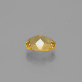 1.83캐럿 천연 옐로우 골든 베릴, 타원형 컷, 9.2×7.1 mm, VVS