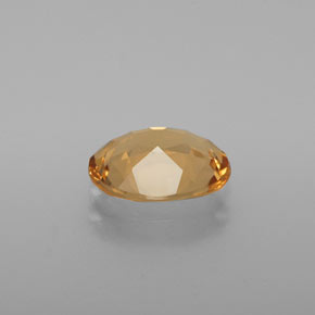 1.46캐럿 천연 미디엄 오렌지 골든 베릴, 타원형 컷, 9.2×7.1 mm, VVS-VS