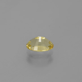 0.56캐럿 천연 옐로우 골든 베릴, 타원형 컷, 6.3×4.6 mm, VVS-VS
