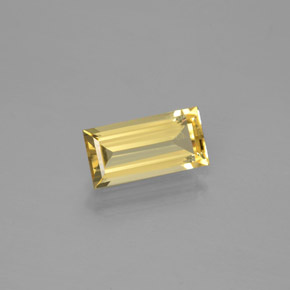 1.40캐럿 천연 옐로우 골든 베릴, 바게트, 9.9×5 mm, VS