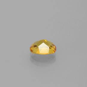1.13캐럿 천연 옐로우 골든 베릴, 쿠션 컷, 7.8×6.1 mm, VVS