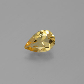 0.97캐럿 천연 옐로우 골든 베릴, 배 모양, 8.9×6 mm, VVS-VS