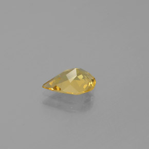 0.97캐럿 천연 옐로우 골든 베릴, 배 모양, 8.9×6 mm, VVS-VS