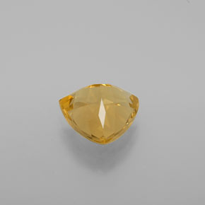 2.83캐럿 천연 옐로우 골든 베릴, 트릴리언, 10.1×10 mm, VVS-VS