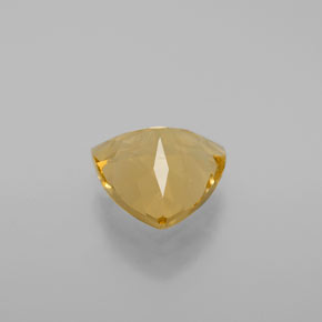 2.96캐럿 천연 옐로우 골든 베릴, 트릴리언, 10.1×10 mm, VVS