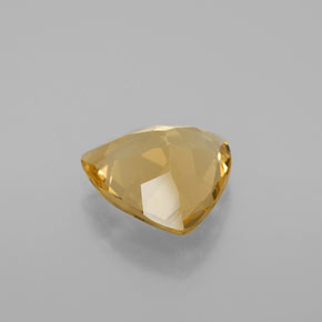 3.37캐럿 천연 옐로우 골든 베릴, 트릴리언, 11.4×11.2 mm, VVS-VS