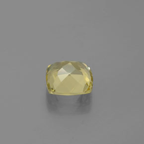 2.15캐럿 천연 옐로우 골든 베릴, 쿠션 컷, 8.1×8 mm, VVS-VS
