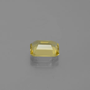 1.38캐럿 천연 옐로우 골든 베릴, 에메랄드 컷, 8×6.1 mm, VVS-VS