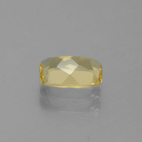 0.77캐럿 천연 옐로우 골든 베릴, 쿠션 컷, 7.1×5 mm, VVS-VS