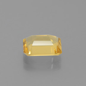 1.47캐럿 천연 옐로우 골든 베릴, 에메랄드 컷, 8.3×6.3 mm, VS