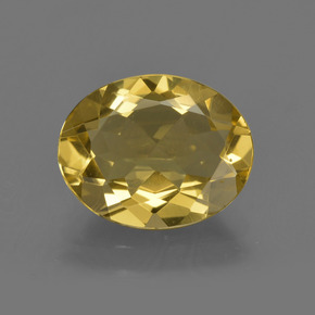 2.58캐럿 천연 골든 골든 베릴, 타원형 컷, 11.1×8.8 mm, VS