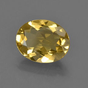 2.58캐럿 천연 골든 골든 베릴, 타원형 컷, 11.1×8.8 mm, VS