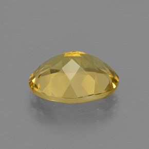 2.88캐럿 천연 골든 옐로우 골든 베릴, 타원형 컷, 11.2×8.6 mm, VVS-VS
