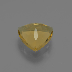 1.89캐럿 천연 골든 옐로우 골든 베릴, 트릴리언, 9×8.6 mm, VVS