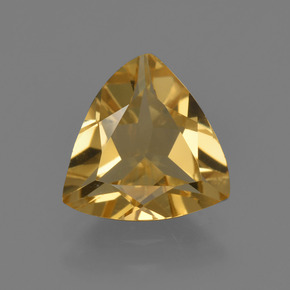 1.85캐럿 천연 골든 옐로우 골든 베릴, 트릴리언, 9.4×8.8 mm, VVS