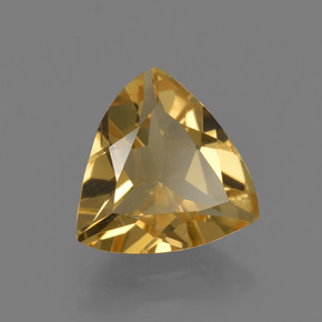 1.85캐럿 천연 골든 옐로우 골든 베릴, 트릴리언, 9.4×8.8 mm, VVS