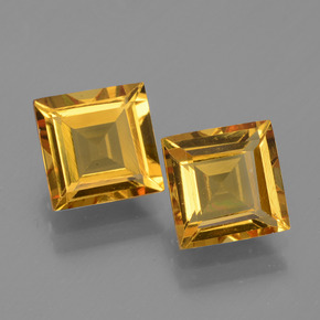 3.10캐럿 천연 골든 옐로우 골든 베릴 보석, 스퀘어, 7.1×7.1 mm, VVS-VS