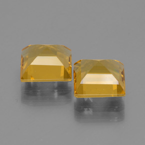 3.10캐럿 천연 골든 옐로우 골든 베릴 보석, 스퀘어, 7.1×7.1 mm, VVS-VS