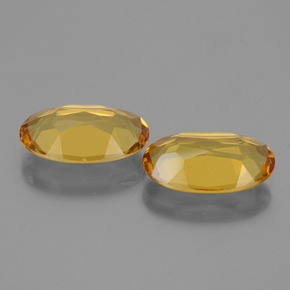 캐럿 천연 골든 옐로우 골든 베릴 보석, 타원형 컷, 12.2×7.1 mm, VVS-VS