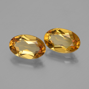 캐럿 천연 골든 옐로우 골든 베릴 보석, 타원형 컷, 11×7.2 mm, VVS-VS