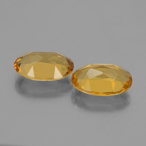 캐럿 천연 골든 옐로우 골든 베릴 보석, 타원형 컷, 11×7.2 mm, VVS-VS