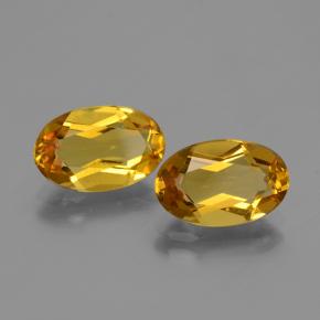 4.11캐럿 천연 골든 오렌지 골든 베릴 보석, 타원형 컷, 11.1×7.2 mm, VVS-VS