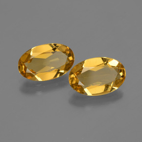 캐럿 천연 골든 옐로우 골든 베릴 보석, 타원형 컷, 10.9×6.7 mm, VVS-VS
