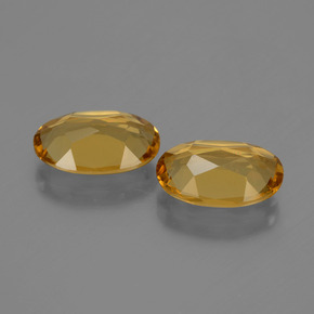 캐럿 천연 골든 옐로우 골든 베릴 보석, 타원형 컷, 10.9×6.7 mm, VVS-VS